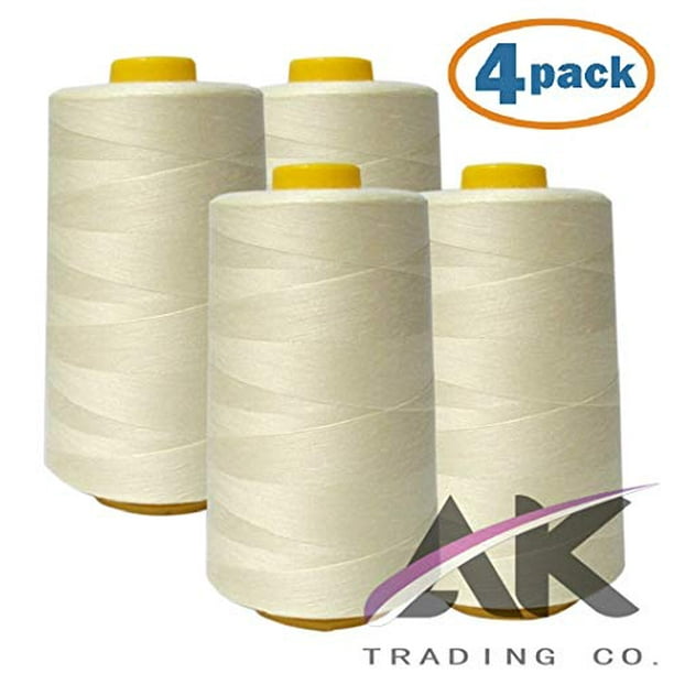 Wholesale 3000 Yards Quality Overlocking Sewing Machine Polyester Thread Cones 